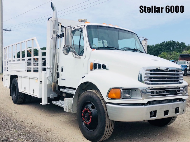 Tire service crane truck for sale