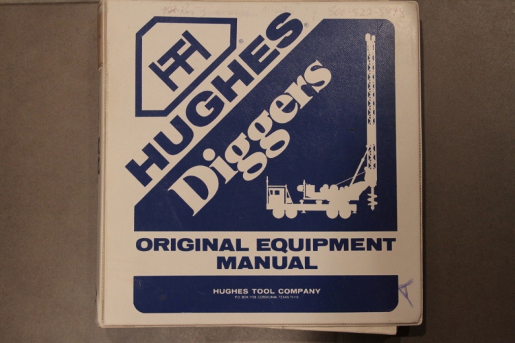 Parts Manual for Hughes LDH 100T Digger
