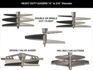 216 Inch Rock Auger 18 Foot