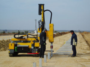 Solar Pile Driver For Rent Guardrail Driver For Rent