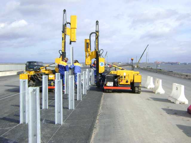 Solar Pile Driver For Rent Guardrail Driver For Rent